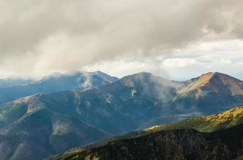 View of high Tatra Stock Photos
