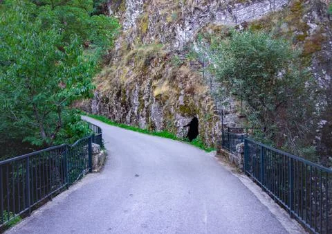 A view from the highest point of Serra da Estrela, Portugal. Stock Photos
