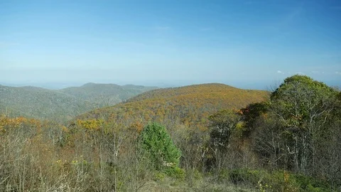 View at highlands of Shenandoah Mountains 스톡 동영상 83329410