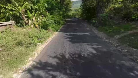 View of a highway in Blora district, Central Java, Indonesia Stock Footage 334542864