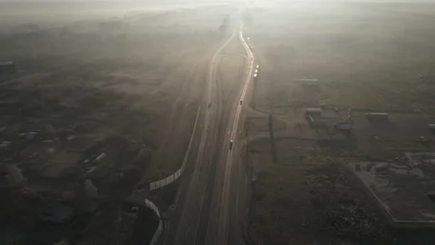 View of the highway Stock Footage 164822383