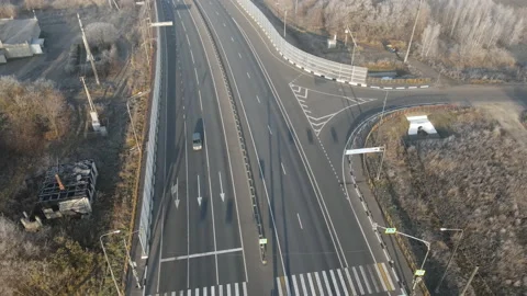 View of the highway Stock Footage 164878367
