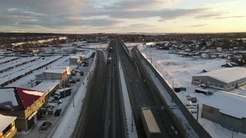 View of the highway Stock Footage 168835975