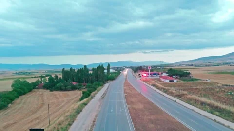 A view a highway with. Stock Footage 281596106