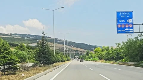 A view a highway from. Stock Footage 282684785