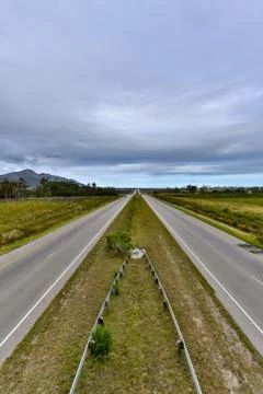 The view of the highway Stock Photos