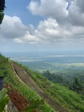 View from the hill 1 Foto stock