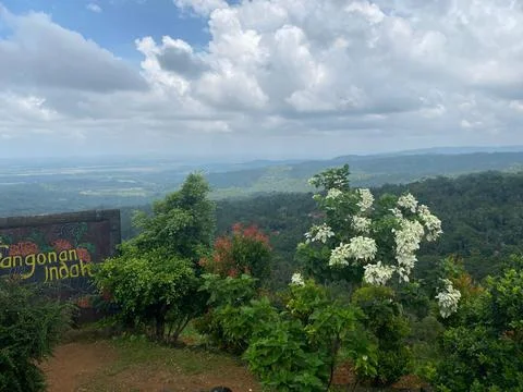 View from the hill 11 Foto stock