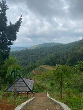 View from the hill 13 Foto stock