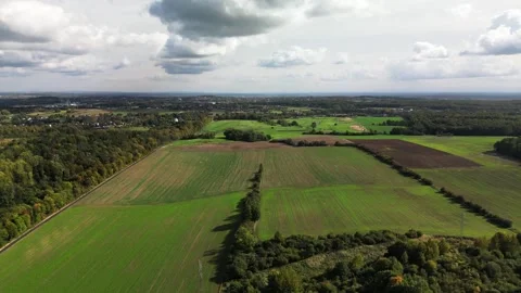 View from the hill Stock Footage 255499083