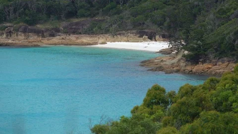 View of Hill Inlet Australia  Stock Footage 70636349
