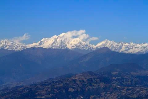 View of the Himalaya Stock Photos