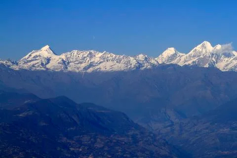 View of the Himalaya Stock Photos