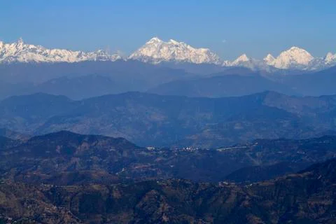 View of the Himalaya Stock Photos