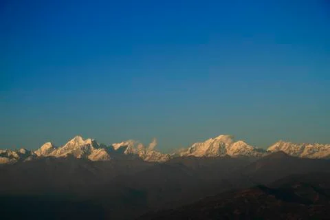 View of the Himalaya Stock Photos