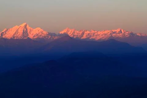 View of the Himalaya Stock Photos