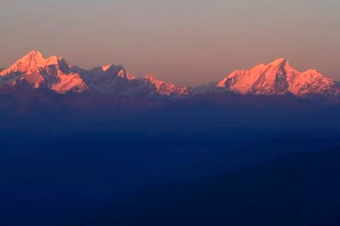 View of the Himalaya Stock Photos