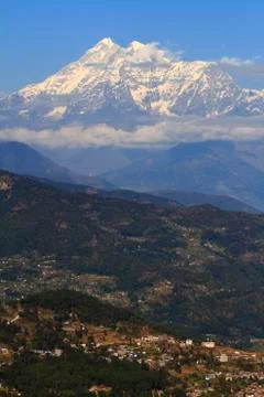 View of the Himalaya Stock Photos
