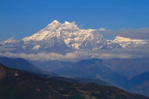View of the Himalaya Stock Photos