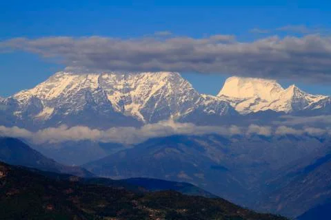 View of the Himalaya Foto stock