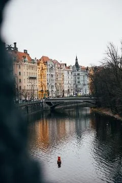 View of historic homes Foto stock