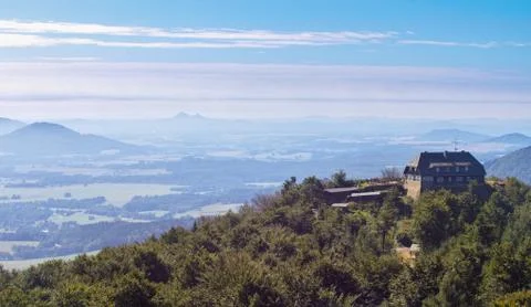 View from the Hochwald Stock Photos