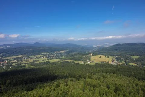 View from the Hochwald Stock Photos