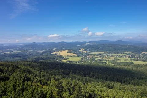 View from the Hochwald Stock Photos