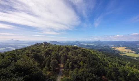 View from the Hochwald Stock Photos