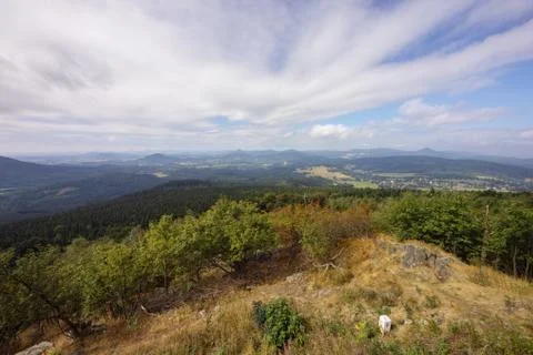 View from the Hochwald Stock Photos