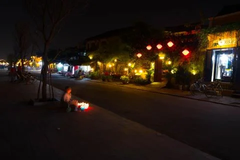 View of Hoi An at night Stock Photos