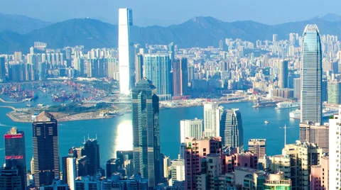 View of Hong Kong Video stock 35525775
