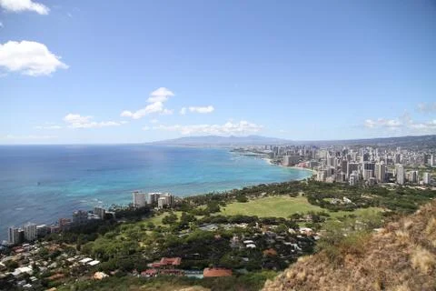 View of Honolulu 스톡 사진