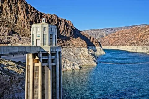 View from Hoover Dam Stock Photos