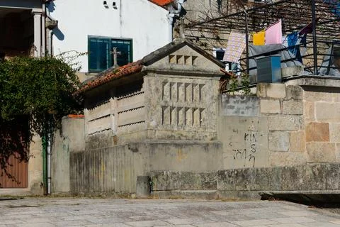 View of an Horreo Stock Photos