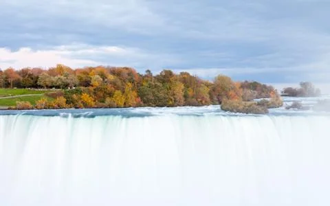 A View of the Horseshoe Falls Which are a Part of the Niagara Falls Foto stock