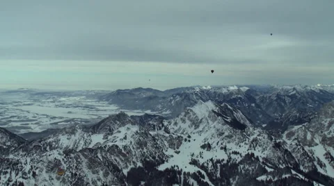 View from Hot Air Balloon Stock Footage 31670606