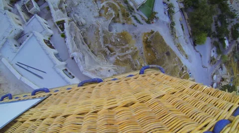 View from a Hot Air Balloon Stock Footage 52273203
