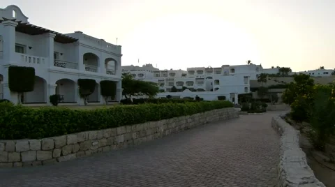 View from the hotel. Stock Footage 58590422