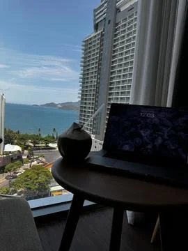 View from the hotel Stock Photos