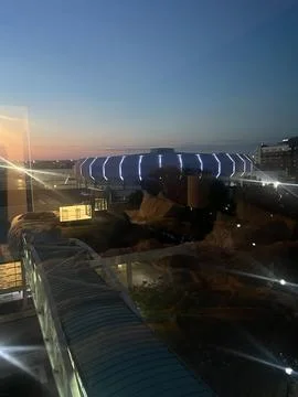 View from the hotel Stock-Fotos