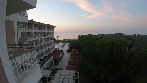 View from the hotel room. Video stock 144638222