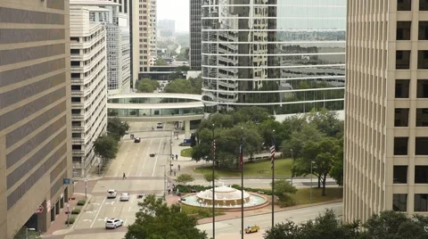 View from Houston Building Video stock 63614812