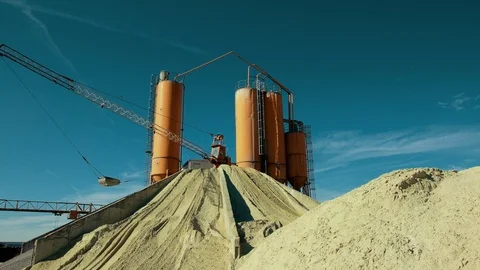 The view of how the industry is working and not stopping at all. Stock-Footage 120913179
