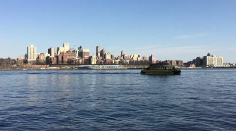 View From Hudson River Park Stock Footage 49957844