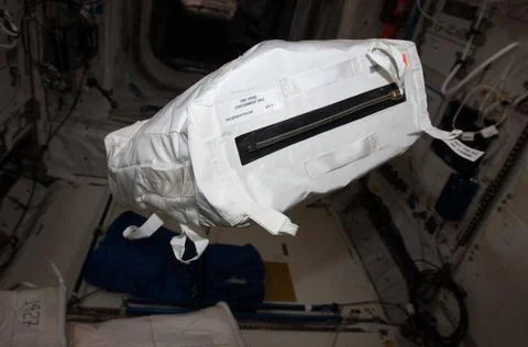 View of Human Research Facility (HRF) Containment Bag,Part Number (P/N) SD... Stock Photos