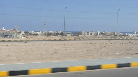 View of the Hurghada City Stock Footage 87066395