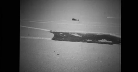 View of ice shelf breaking up Stock Footage