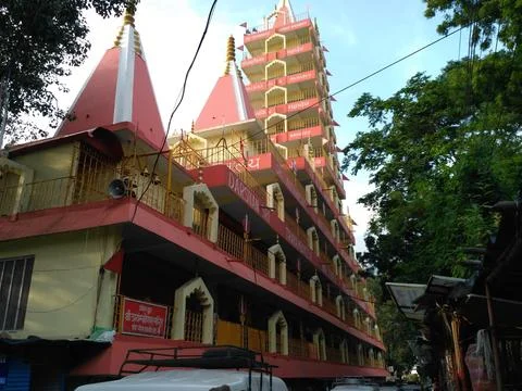 A view of Iconic  Trimbkeshwar temple in Rishikesh Stock Photos