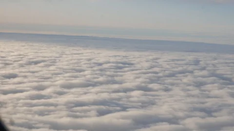 View from the illuminator of a passenger liner Stock Footage 129770328